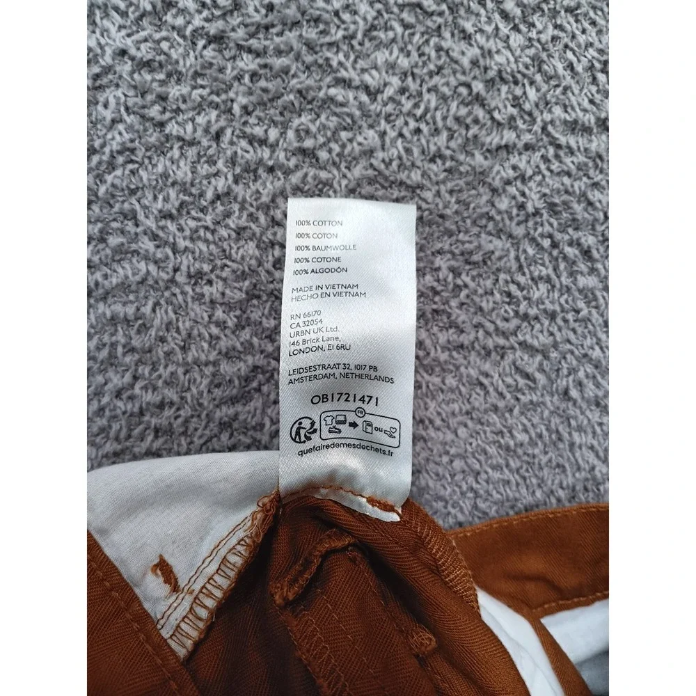 BDG Women's Cargo Pants‎ Size 28 Rust Brown Utility 100% Cotton